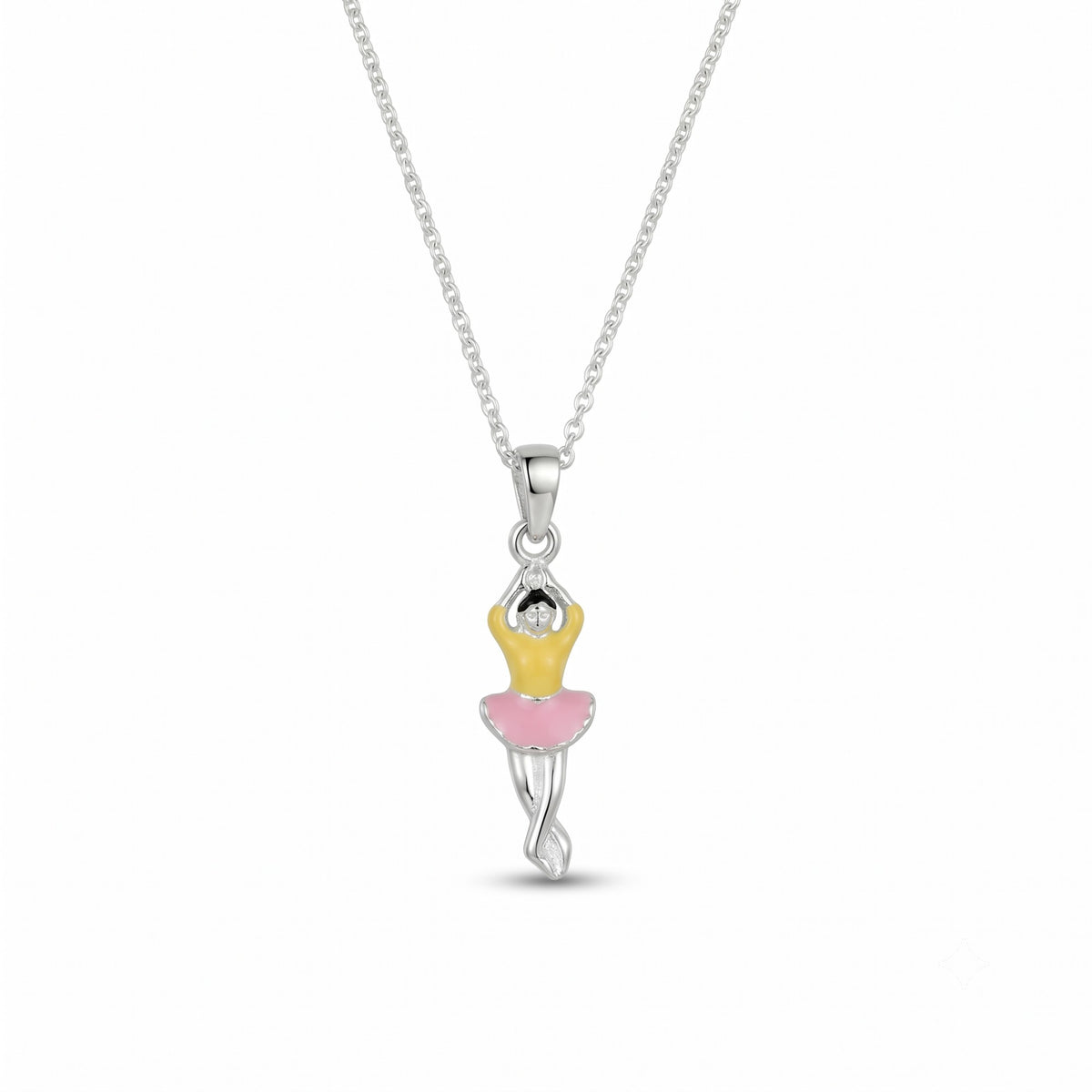 Silver Ballerina Necklace