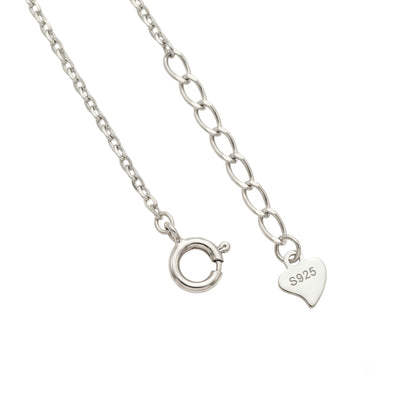 Silver Dancing Couple Necklace