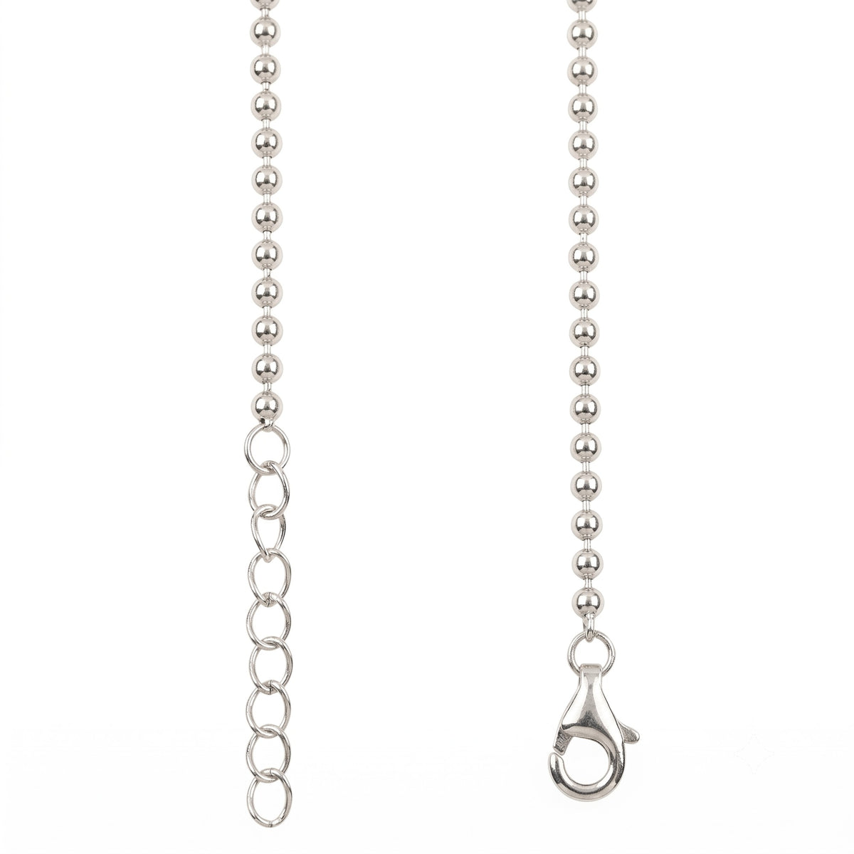 Silver Green Stone Lariat Necklace