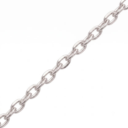Silver Pave Clover Necklace