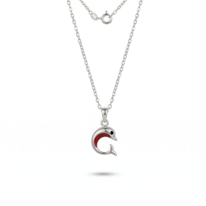 Silver Dolphin Necklace