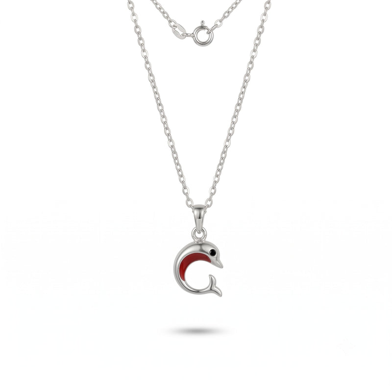 Silver Dolphin Necklace