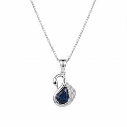 Silver Swan Necklace