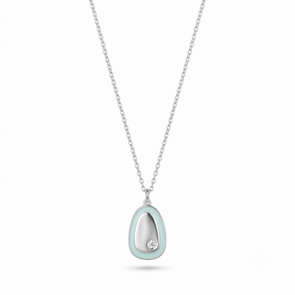Silver Minimalist Bar Necklace