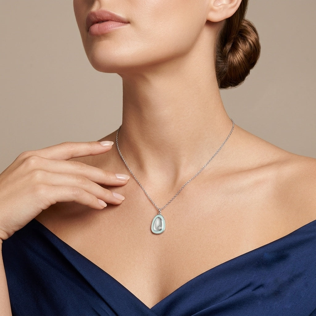 Silver Minimalist Bar Necklace