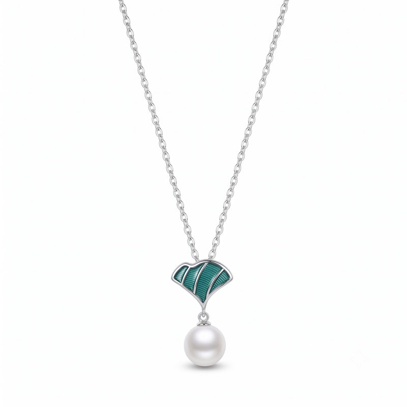 Silver Essential Pearl Necklace