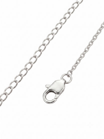 Silver Essential Pearl Necklace