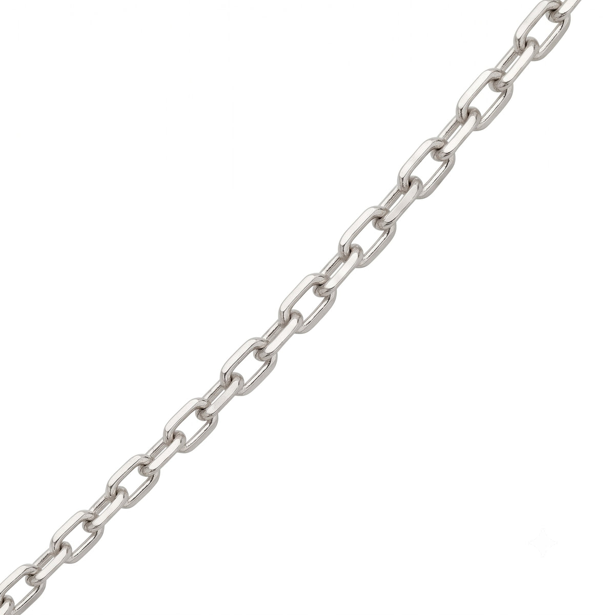Silver Cube Station Necklace