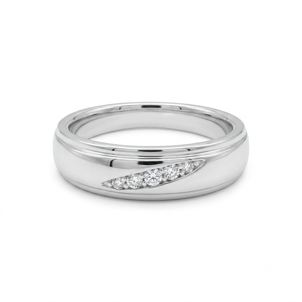 Silver Broad Band Ring