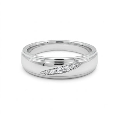 Silver Broad Band Ring