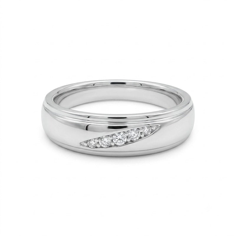 Silver Broad Band Ring