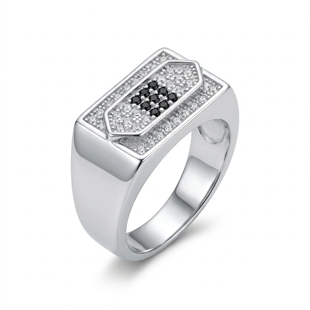 Silver Geometric Matrix Ring