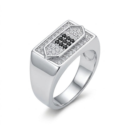 Silver Geometric Matrix Ring